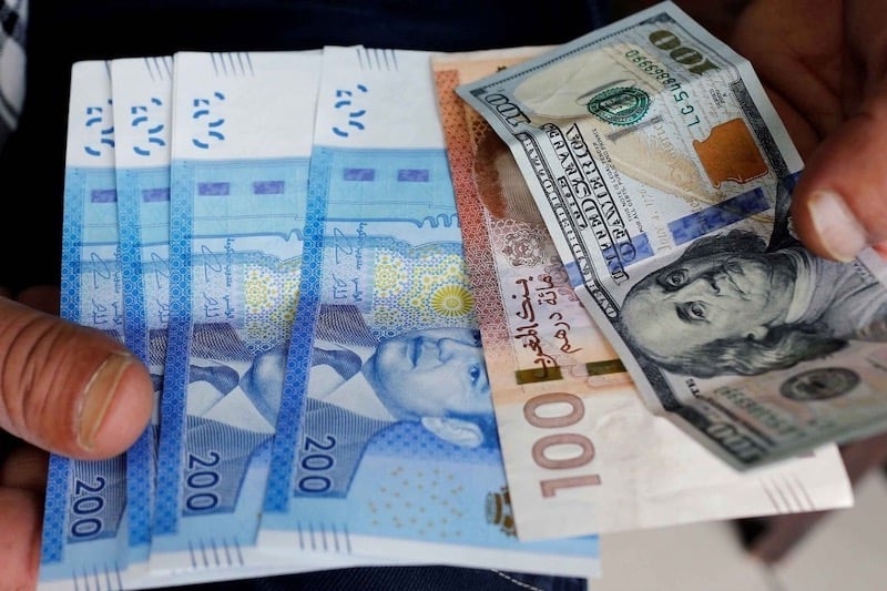 الدرهم ينخفض بنسبة 0,34 % مقابل الدولار