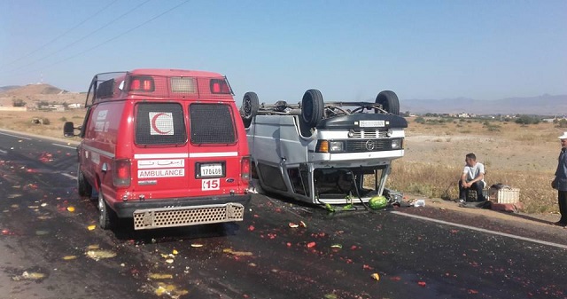 وفاة 17 شخص وإصابة أزيد من 2000 آخرين خلال أسبوع واحد جراء حوادث السير