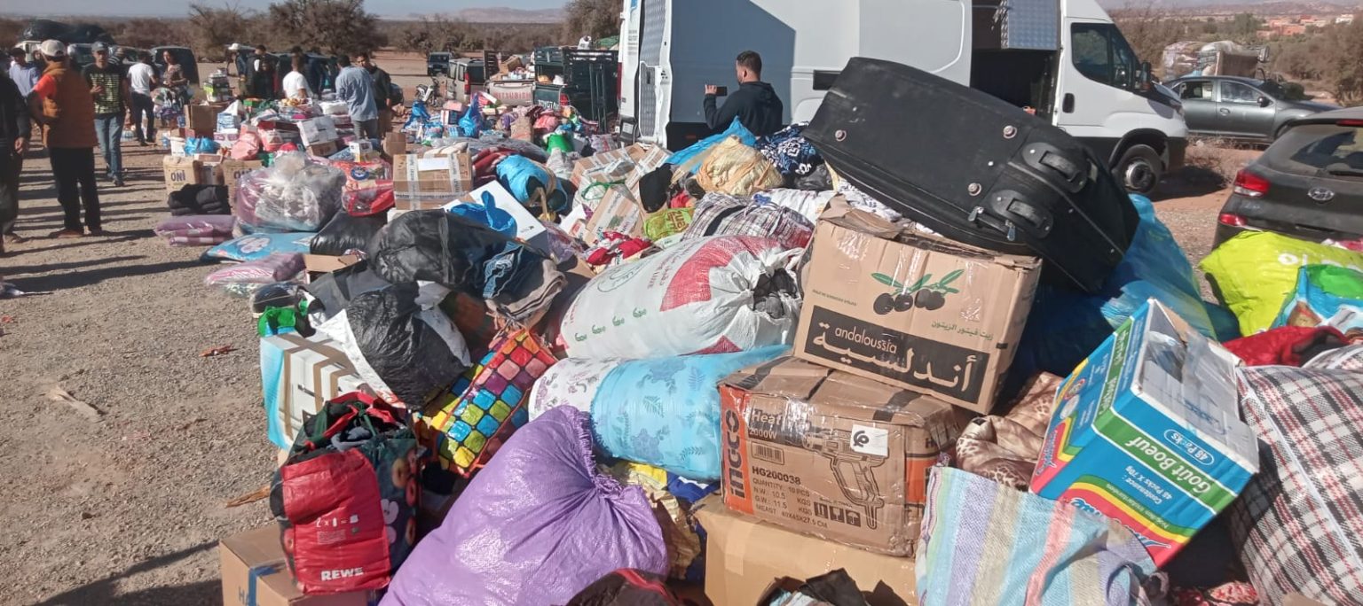 توقيف سائق مركبة نفعية في سطات بتهمة محاولة الاستيلاء على مواد الدعم التضامني لضحايا الزلزال