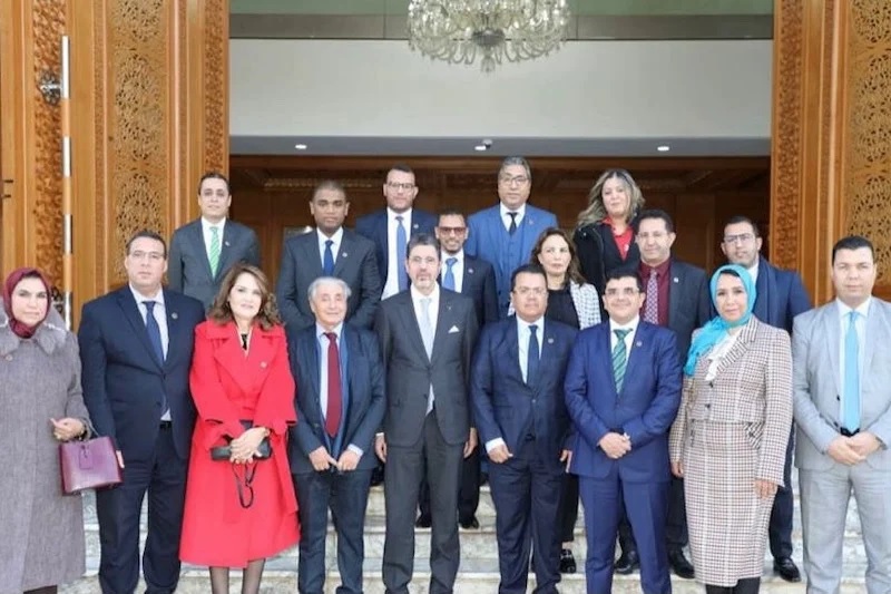 عبد النباوي يستقبل قضاة الودادية الحسنية