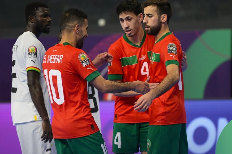 المغرب يفوز بكأس افريقيا للأمم لكرة القدم داخل القاعة