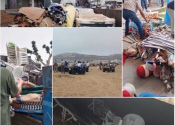 السلطات تواصل عمليات تحرير الملك البحري باكادير