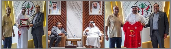 تعزيز التعاون الرياضي بين المغرب والإمارات: لقاء مثمر بين نادي حسنية أكادير ومجلس الشارقة الرياضي