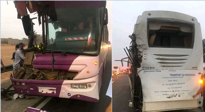 اصطدام حافلتين في إقليم شتوكة أيت باها يسفر عن قتلى وجرحى