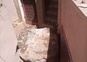 بدون اية خسائر في الأرواح .. انهيار صخري يخلف أضرارا بتافراوت -صور-