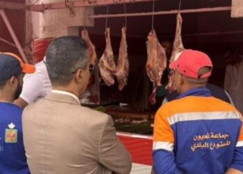 “ضبط كميات كبيرة من اللحوم الفاسدة بالعيون وإغلاق مجازر غير مرخصة