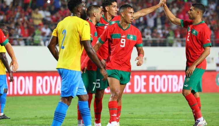 “أسود الأطلس يعودون بقوة ويمطرون شباك الغابون برباعية نظيفة”