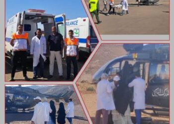 بسبب الأشغال الطرقية: مروحية الدرك تتدخل لنقل حالات حرجة إلى مستشفى طاطا