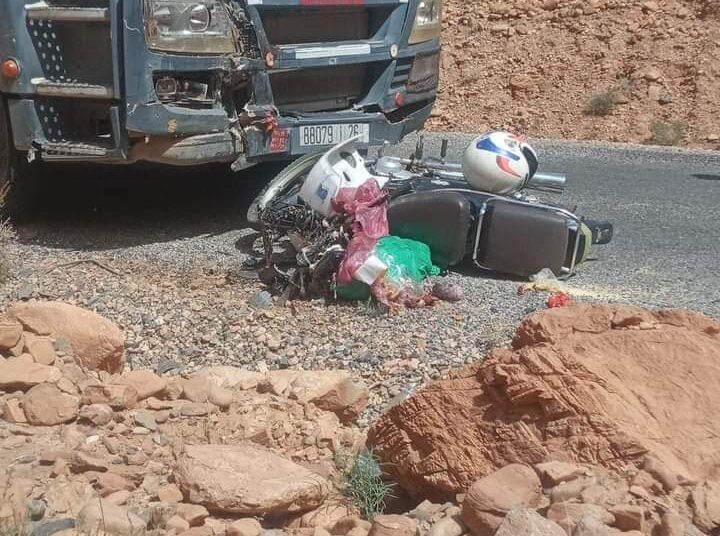 وفاة عضو جماعي في حادث سير خطير بأفلا اغير