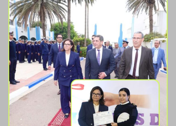 كاتبة الدولة في الصيد البحري ووالي جهة ماسة يترأسان حفل تخرج طلبة المعهد العالي للصيد البحري بأكادير