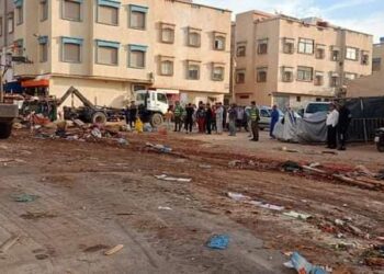 السلطات تزيح أشهر سوق عشوائي بحي الفرح بمقاطعة بنسركاو بأكادير