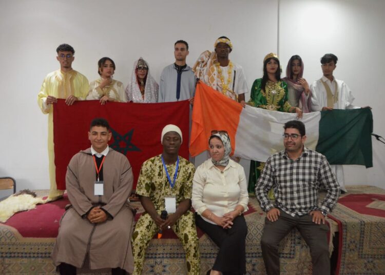 شباب عدة دول افريقية، يحتفلون باليوم الثقافي الإفريقي بأكادير