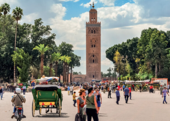 ضبط جزائري و13 سائحًا تركيًا بصدد تصوير مشاهد بساحة جامع الفنا بمراكش