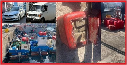 الناظور: عملية أمنية ناجحة تسفر عن حجز كمية كبيرة من الشيرا وتوقيف ثلاثة أشخاص