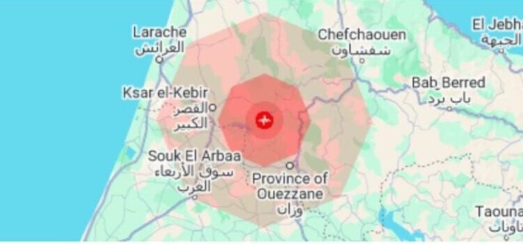رسميا..الهزة الأرضية بإقليم وزان كانت بقوة 5.2 درجة