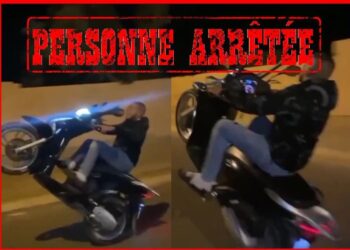 توقيف شاب بتيزنيت بعد ظهوره في فيديو يقود دراجة نارية بطريقة استعراضية.