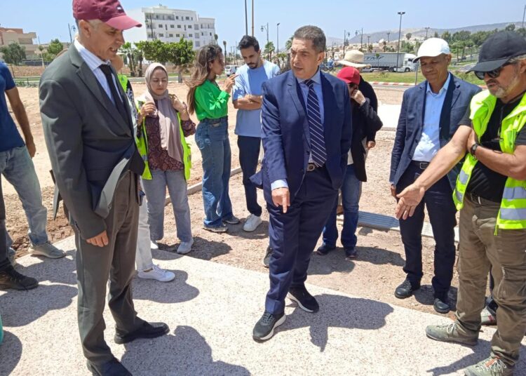 استعداداً لكأس إفريقيا للأمم، والي جهة سوس ماسة يتفقد مشاريع تهيئة وتأهيل مدينة أكادير