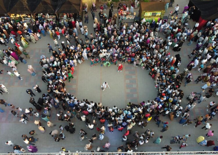 قرية كرنفال “بيلماون بودماون” بإنزكان (مشاهد بالدرون)