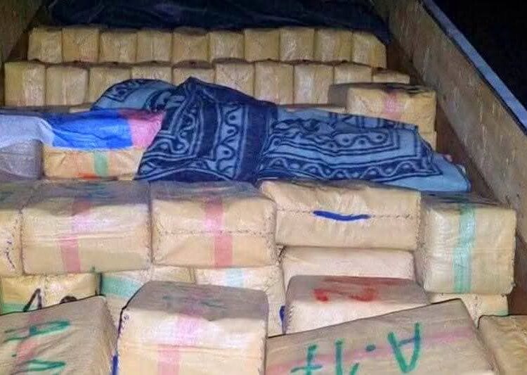 ضبط ازيد من طن من المخدرات في سواحل إفني