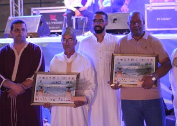 تكريم الزميل نجيب نحاس بمهرجان أركان لاخصاص