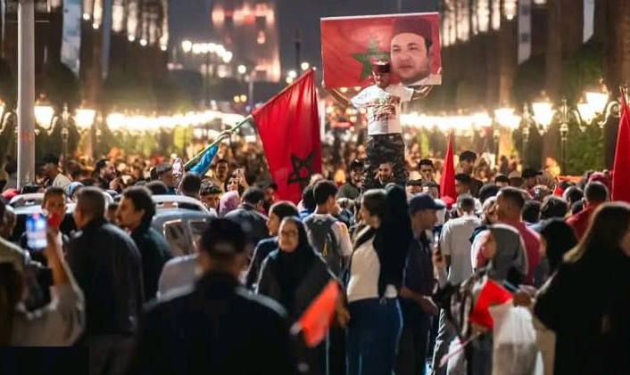 اشتوكة أيت باها :  احتفالات شعبية عارمة بمناسبة النصر التاريخي الذي عرفته قضية الصحراء المغربية(صور+فيديو)