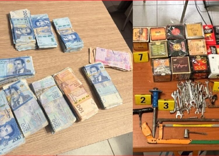 حجز أموال وتوقيف ثلاثة أشخاص يشتبه تورطهم في سرقات المنازل بنواحي اكادير
