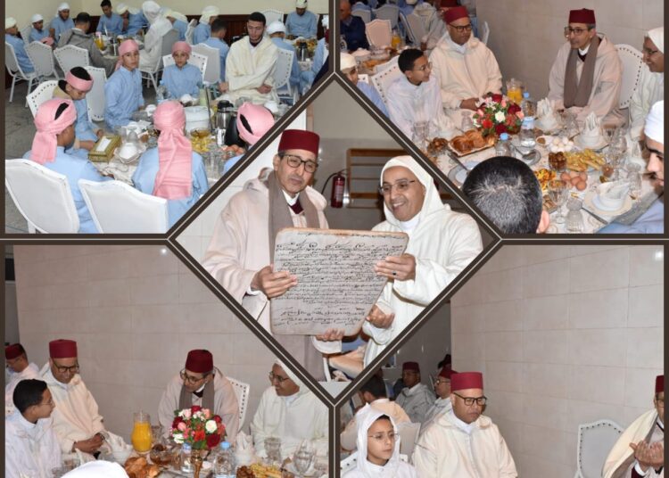 في أجواء إيمانية.. عامل اشتوكة أيت باها يتقاسم مائدة الإفطار مع طلبة المدرسة العتيقة الإمام الجزولي ببيوكرى