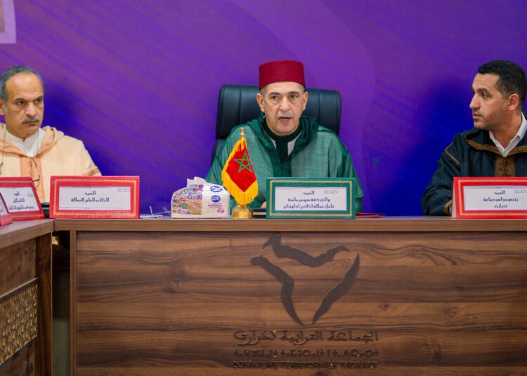 سعيد أمزازي برفقة فريق موسع يواصل الجولة الميدانية الرمضانية من جماعة تدرارت