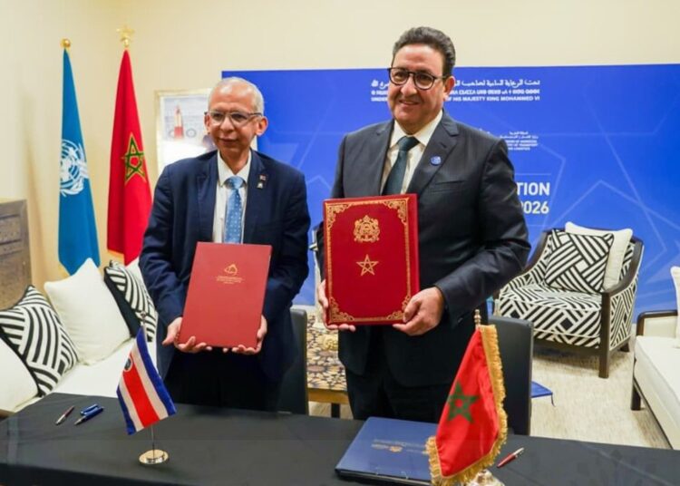 المغرب وكوستاريكا يوقعان اتفاقية تاريخية لتعزيز الربط الجوي على هامش ندوة “GISS 2026” بمراكش