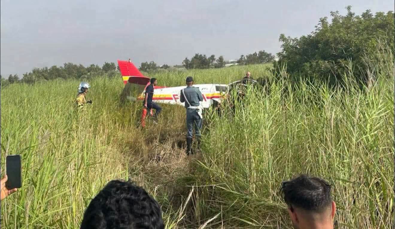 مصرع فرنسيين في حادث سقوط طائرة خفيفة قرب مطار الشريف الإدريسي بالحسيمة