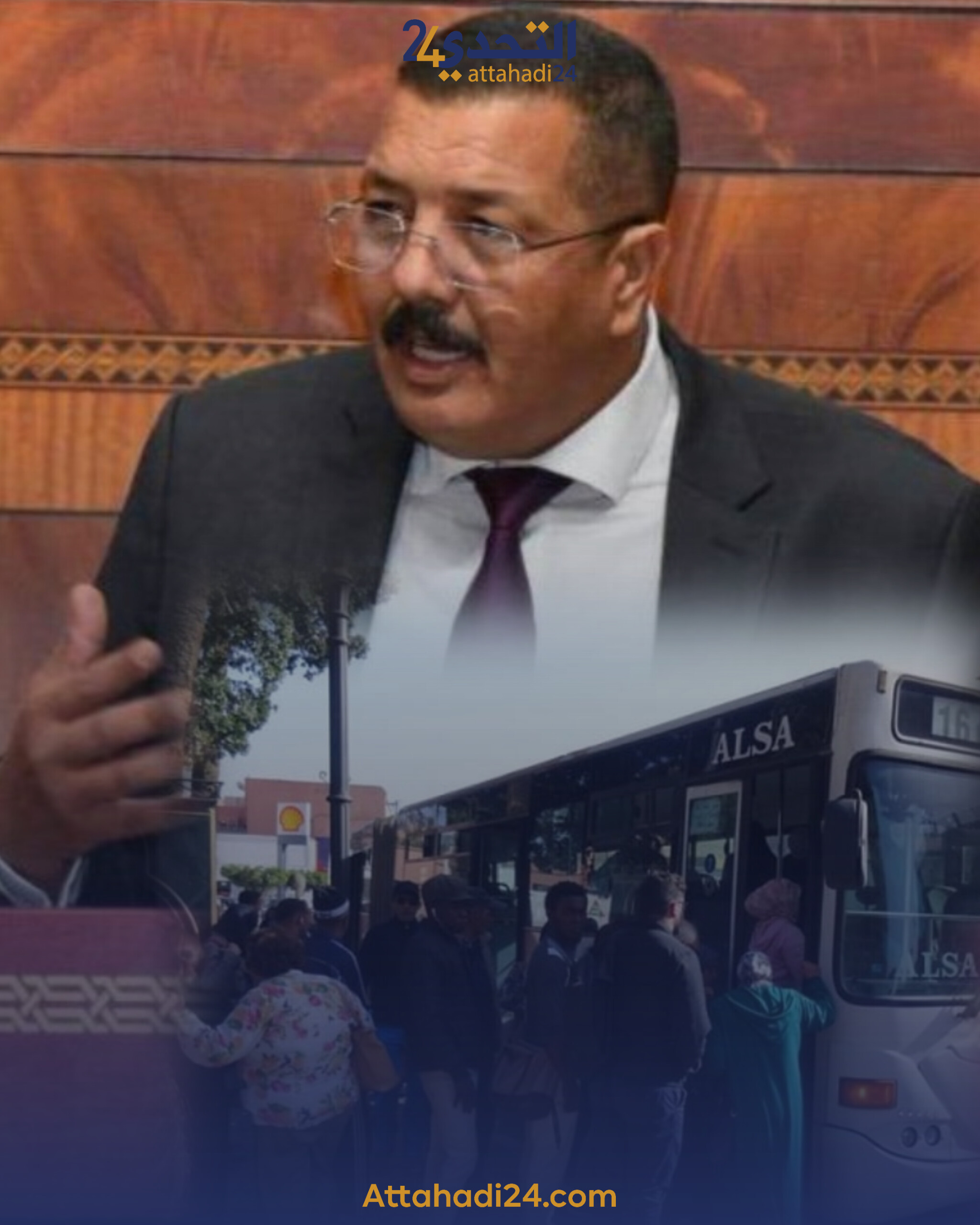 أزمة النقل العمومي بالدراركة: تدبير عشوائي وفشل ذريع يضعان جمال الديواني في قفص الاتهام